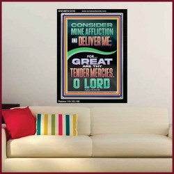 GREAT ARE THY TENDER MERCIES O LORD  Unique Scriptural Picture  GWAMEN12218  "25x33"