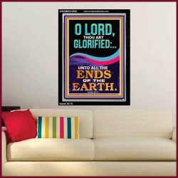 O LORD THOU ART GLORIFIED  Sciptural Décor  GWAMEN12292  "25x33"