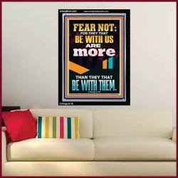 THEY THAT BE WITH US ARE MORE THAN THEM  Modern Wall Art  GWAMEN12301  "25x33"