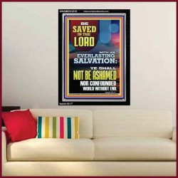 YOU SHALL NOT BE ASHAMED NOR CONFOUNDED WORLD WITHOUT END  Custom Wall Décor  GWAMEN12310  