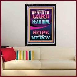 THEY THAT HOPE IN HIS MERCY  Unique Scriptural ArtWork  GWAMEN12332  "25x33"