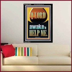 O LORD AWAKE TO HELP ME  Unique Power Bible Portrait  GWAMEN12645  "25x33"