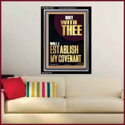 WITH THEE WILL I ESTABLISH MY COVENANT  Scriptures Wall Art  GWAMEN13001  