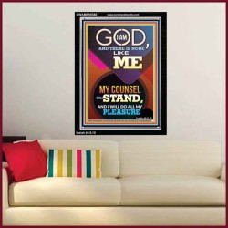 MY COUNSEL SHALL STAND  Ultimate Inspirational Wall Art Portrait  GWAMEN9386  "25x33"