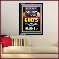 KEEP YOURSELVES FROM IDOLS  Sanctuary Wall Portrait  GWAMEN9394  "25x33"