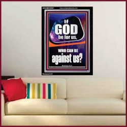 GOD IS FOR US AND WE SHALL NOT FEAR  Church Portrait  GWAMEN9861  "25x33"