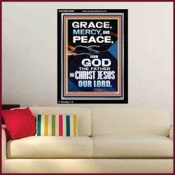 GRACE MERCY AND PEACE FROM GOD  Ultimate Power Portrait  GWAMEN9993  "25x33"