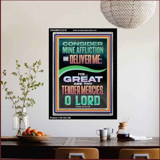 GREAT ARE THY TENDER MERCIES O LORD  Unique Scriptural Picture  GWAMEN12218  