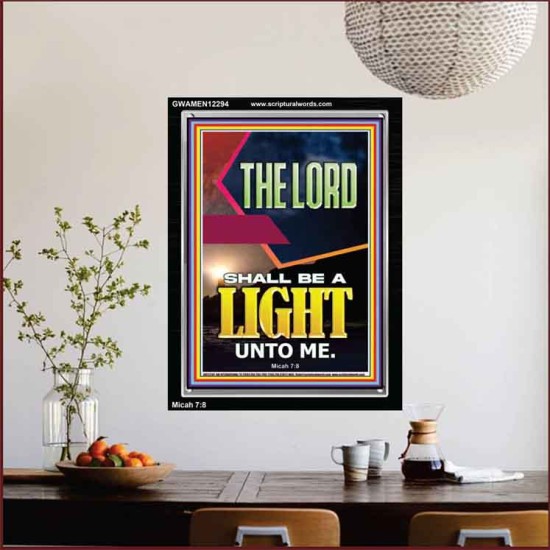 BE A LIGHT UNTO ME  Bible Verse Portrait  GWAMEN12294  