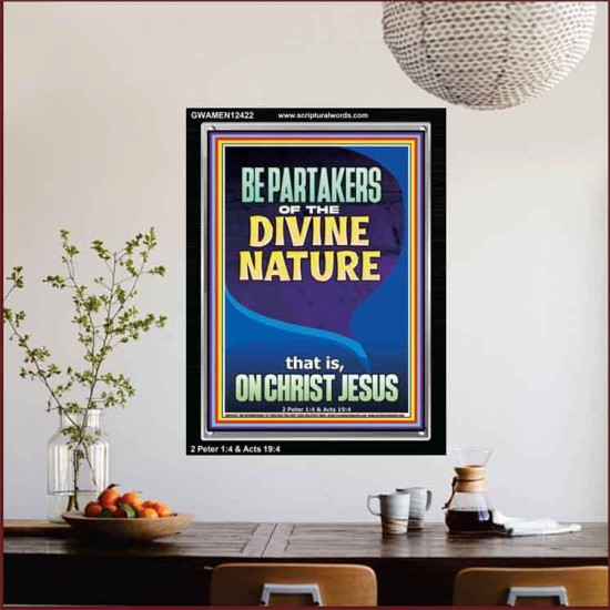 BE PARTAKERS OF THE DIVINE NATURE THAT IS ON CHRIST JESUS  Church Picture  GWAMEN12422  