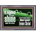 THE LIGHT SHINE UPON THEE  Custom Wall Décor  GWANCHOR10314  "33X25"