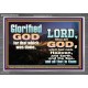 GLORIFIED GOD FOR WHAT HE HAS DONE  Unique Bible Verse Acrylic Frame  GWANCHOR10318  