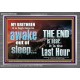 BRETHREN AWAKE OUT OF SLEEP THE END IS NEAR  Bible Verse Acrylic Frame Art  GWANCHOR10336  