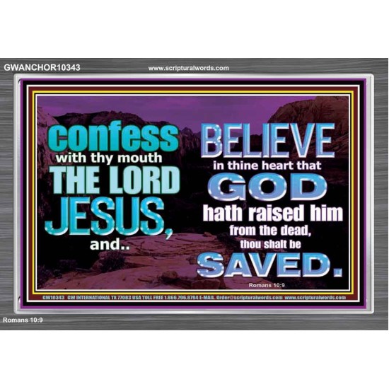 IN CHRIST JESUS IS ULTIMATE DELIVERANCE  Bible Verse for Home Acrylic Frame  GWANCHOR10343  