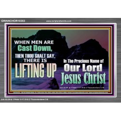 THOU SHALL SAY LIFTING UP  Ultimate Inspirational Wall Art Picture  GWANCHOR10353  "33X25"