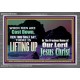 THOU SHALL SAY LIFTING UP  Ultimate Inspirational Wall Art Picture  GWANCHOR10353  