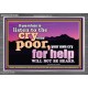 BE COMPASSIONATE LISTEN TO THE CRY OF THE POOR   Righteous Living Christian Acrylic Frame  GWANCHOR10366  