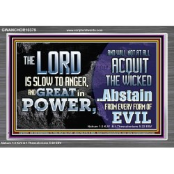 THE LORD GOD ALMIGHTY GREAT IN POWER  Sanctuary Wall Acrylic Frame  GWANCHOR10379  "33X25"