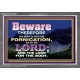 YOUR BODY IS NOT FOR FORNICATION   Ultimate Power Acrylic Frame  GWANCHOR10392  