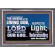 THE WORDS OF LIVING GOD GIVETH LIGHT  Unique Power Bible Acrylic Frame  GWANCHOR10409  