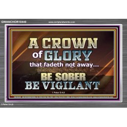 CROWN OF GLORY FOR OVERCOMERS  Scriptures Décor Wall Art  GWANCHOR10440  "33X25"