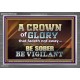 CROWN OF GLORY FOR OVERCOMERS  Scriptures Décor Wall Art  GWANCHOR10440  