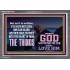 WHAT THE LORD GOD HAS PREPARE FOR THOSE WHO LOVE HIM  Scripture Acrylic Frame Signs  GWANCHOR10453  "33X25"