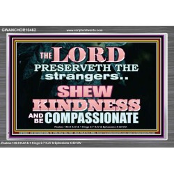 SHEW KINDNESS AND BE COMPASSIONATE  Christian Quote Acrylic Frame  GWANCHOR10462  