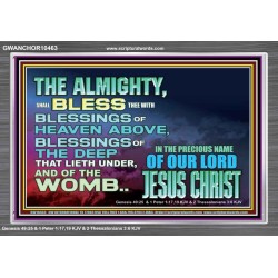 DO YOU WANT BLESSINGS OF THE DEEP  Christian Quote Acrylic Frame  GWANCHOR10463  "33X25"