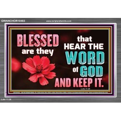 BE DOERS AND NOT HEARER OF THE WORD OF GOD  Bible Verses Wall Art  GWANCHOR10483  "33X25"