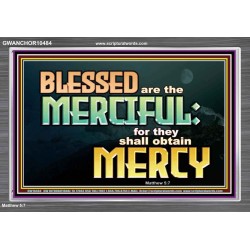 THE MERCIFUL SHALL OBTAIN MERCY  Religious Art  GWANCHOR10484  "33X25"