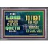 THE LORD IS WITH YOU TO SAVE YOU  Christian Wall Décor  GWANCHOR10489  "33X25"