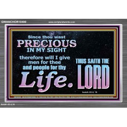YOU ARE PRECIOUS IN THE SIGHT OF THE LIVING GOD  Modern Christian Wall Décor  GWANCHOR10490  "33X25"