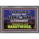 THE HEAVENS DECLARE THE GLORY OF THE LORD  Christian Wall Art Wall Art  GWANCHOR10491  