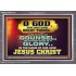GUIDE ME THY COUNSEL GREAT AND MIGHTY GOD  Biblical Art Acrylic Frame  GWANCHOR10511  "33X25"