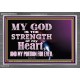 JEHOVAH THE STRENGTH OF MY HEART  Bible Verses Wall Art & Decor   GWANCHOR10513  