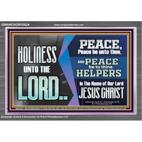HOLINESS UNTO THE LORD  Righteous Living Christian Picture  GWANCHOR10524  