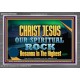 CHRIST JESUS OUR ROCK HOSANNA IN THE HIGHEST  Ultimate Inspirational Wall Art Acrylic Frame  GWANCHOR10529  