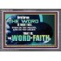 THE WORD IS NIGH THEE  Christian Quotes Acrylic Frame  GWANCHOR10555  "33X25"