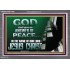 GOD SHALL GIVE YOU AN ANSWER OF PEACE  Christian Art Acrylic Frame  GWANCHOR10569  "33X25"