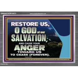 GOD OF OUR SALVATION  Scripture Wall Art  GWANCHOR10573  "33X25"