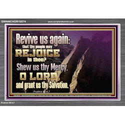 REVIVE US AGAIN O LORD  Scriptures Wall Art  GWANCHOR10574  