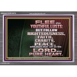 FOLLOW RIGHTEOUSNESS  Scriptural Wall Art  GWANCHOR10575  "33X25"