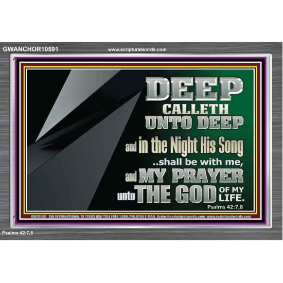 DEEP CALLETH UNTO DEEP  Modern Wall Art  GWANCHOR10591  