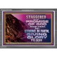 STAGGERED NOT AT THE PROMISE OF GOD  Custom Wall Art  GWANCHOR10599  