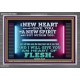 A NEW HEART ALSO WILL I GIVE YOU  Custom Wall Scriptural Art  GWANCHOR10608  