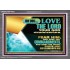 DO YOU LOVE THE LORD WITH ALL YOUR HEART AND SOUL. FEAR HIM  Bible Verse Wall Art  GWANCHOR10632  "33X25"