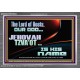 THE LORD OF HOSTS JEHOVAH TZVA'OT IS HIS NAME  Bible Verse for Home Acrylic Frame  GWANCHOR10634  
