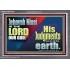 JEHOVAH NISSI IS THE LORD OUR GOD  Sanctuary Wall Acrylic Frame  GWANCHOR10661  "33X25"