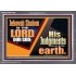 JEHOVAH SHALOM IS THE LORD OUR GOD  Ultimate Inspirational Wall Art Acrylic Frame  GWANCHOR10662  "33X25"
